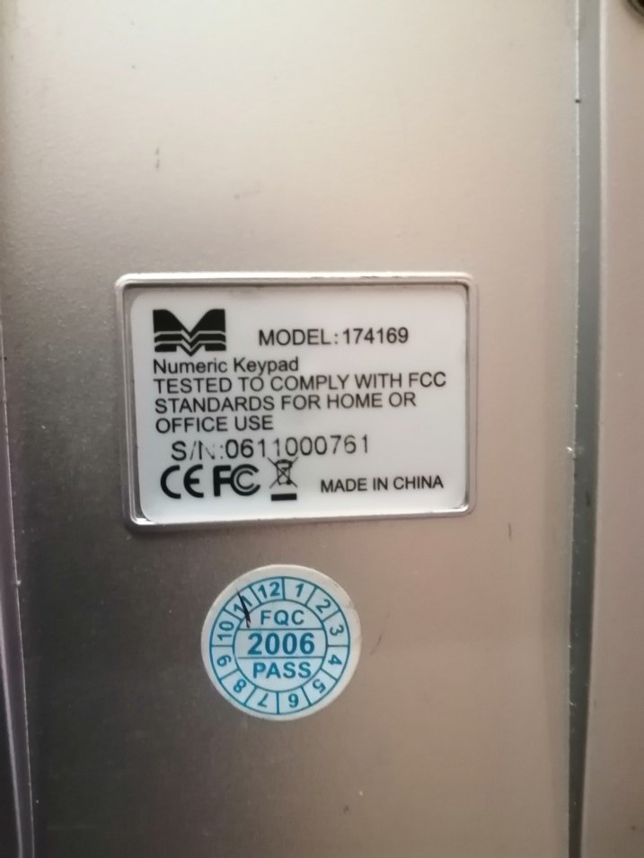 Numeric keypad küçük rakam klavye - Görsel 4