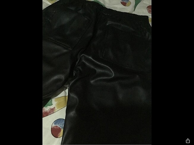 Twist Suni deri pantolon