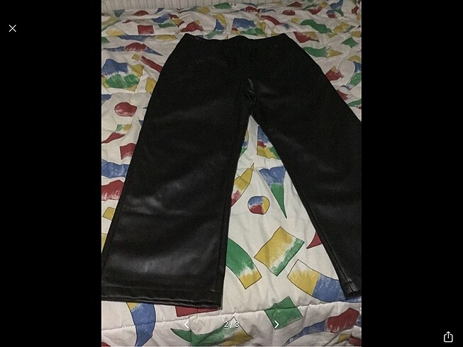 Suni deri pantolon