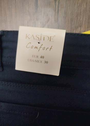 dar paça lacivert kadın pantolon