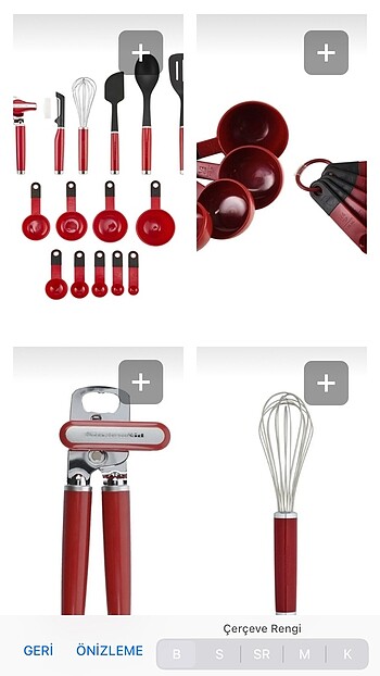  Beden Kitchenaid 15 parça Servis Seti