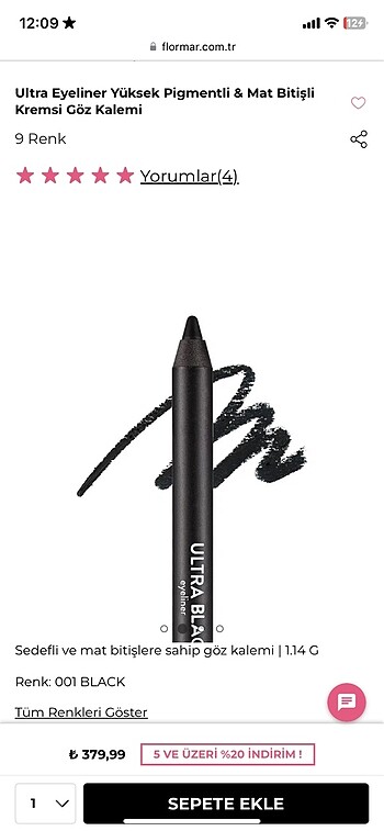 Flormar Flormar Kalem Eyeliner