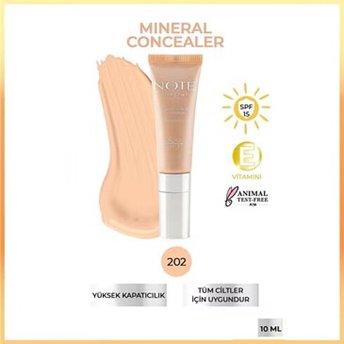 Beden Note Mineral Concealer 202
