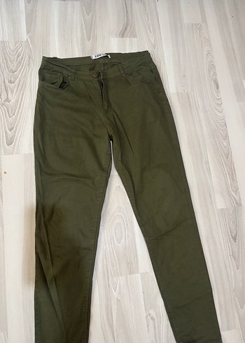 Diğer Kadın Haki Kumaş Pantolon Regular Fit
