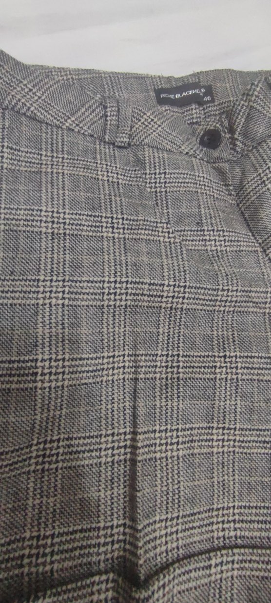 Erkek Gri Keten Düğmeli Mini Şort - Görsel 2