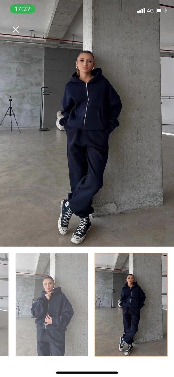 Üç iplik şardonlu hırka - Görsel 4