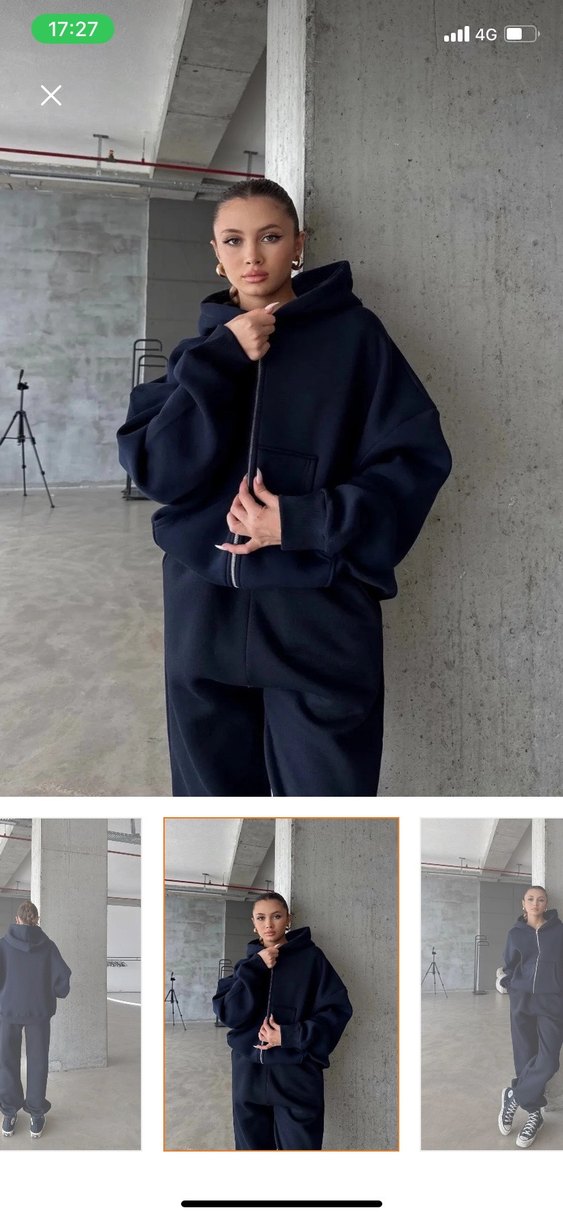 Üç iplik şardonlu hırka - Görsel 3