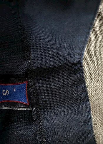 Lacivert tek üst scrubs - Görsel 3