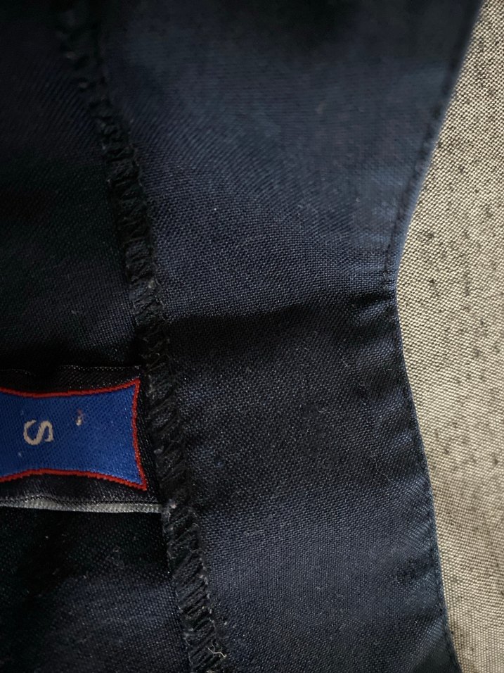 Lacivert tek üst scrubs - Görsel 3