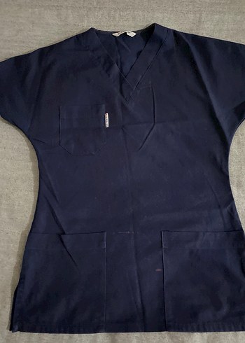 Lacivert scrubs tek üst - Görsel 2