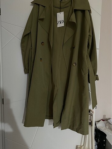 Zara Haki trench kot