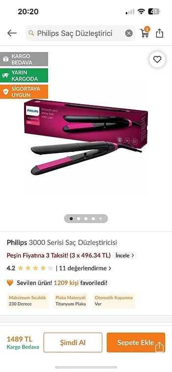 Philips düzleştirici