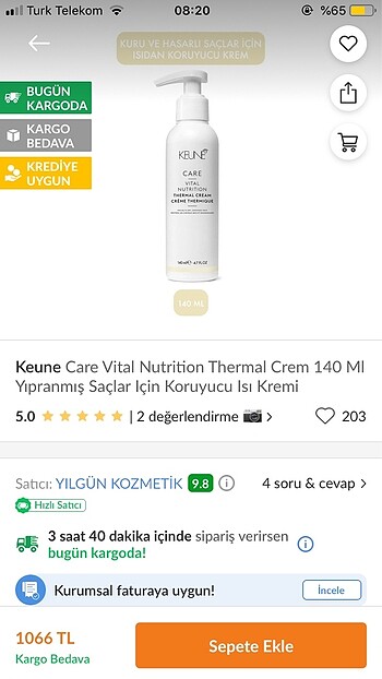  Beden Isı koruyucu serum