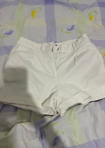 xs Beden Zara Kemerli Pensli Bermuda Şort