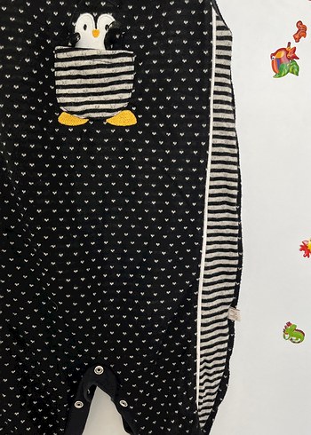 Siyah Erkek Bebek Kolsuz Tulum - Görsel 3