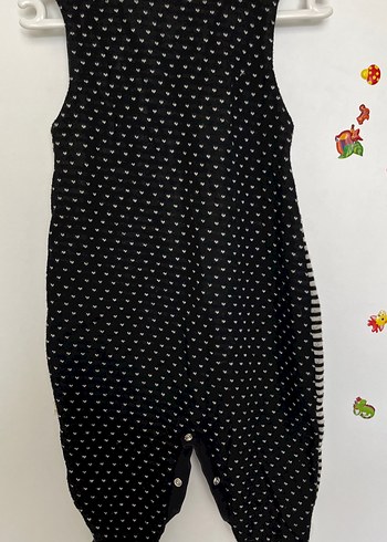 Siyah Erkek Bebek Kolsuz Tulum - Görsel 4