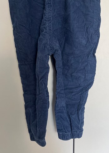 Lacivert Erkek Çocuk Kot Salopet - Görsel 3