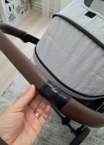 Kinder Baby Stein Gri Bebek Arabası travel sistem - Görsel 9