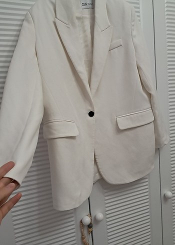 Paul mark Beyaz ceket - Görsel 3