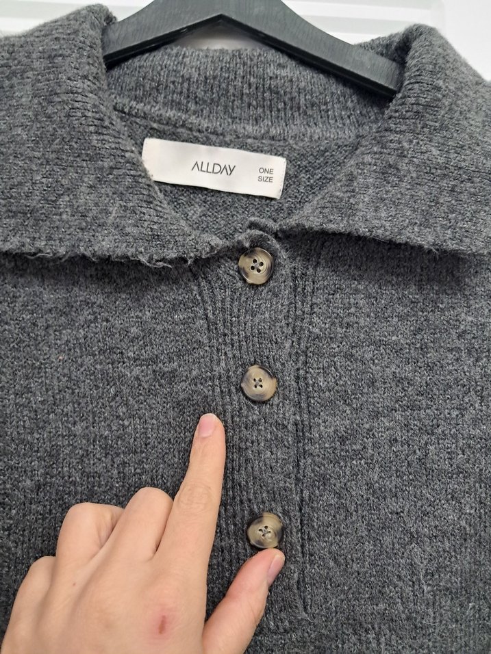 ALLDAY GRİ KAZAK - Görsel 4