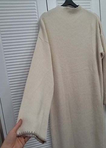 Bej  Uzun Triko - Görsel 4