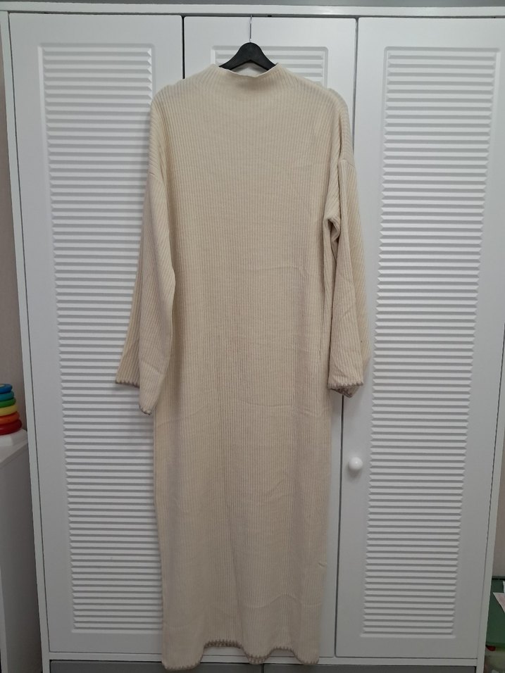 Bej  Uzun Triko - Görsel 5