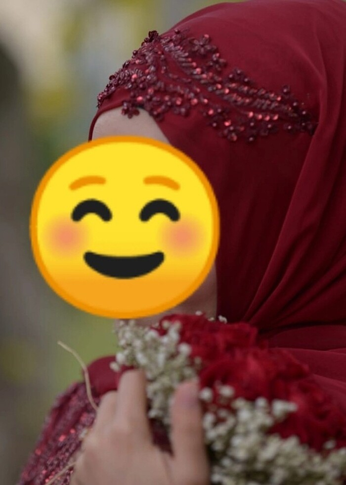 ÖZEL DİKİM SATEN ABİYE( şali ve başındaki güpürü ile verilecekti - Görsel 3