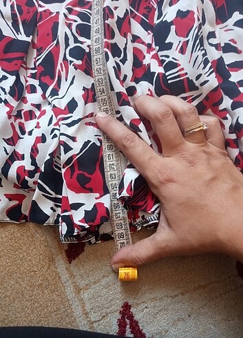 Yazlık ikili takım gömlek buluz etek - Görsel 4