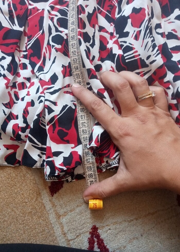 Yazlık ikili takım gömlek buluz etek - Görsel 4