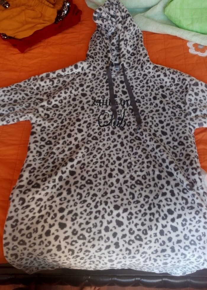 Kızlık polar kazak tunik - Görsel 2