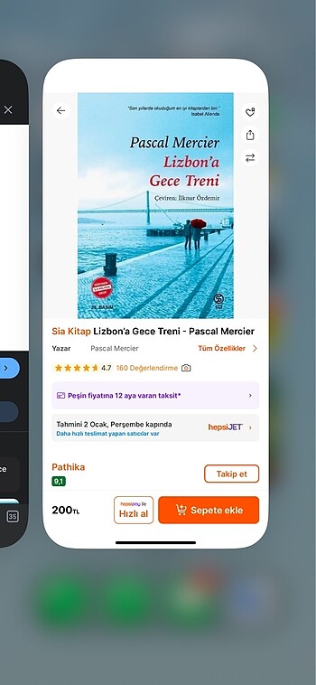  Beden Renk Lizbon?a gece treni