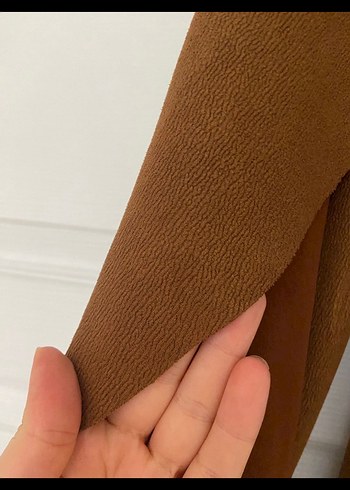 Kadın Uzun Kollu Bej Salaş Elbise - Görsel 3