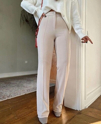 Zara Likralı kumaş pantolon