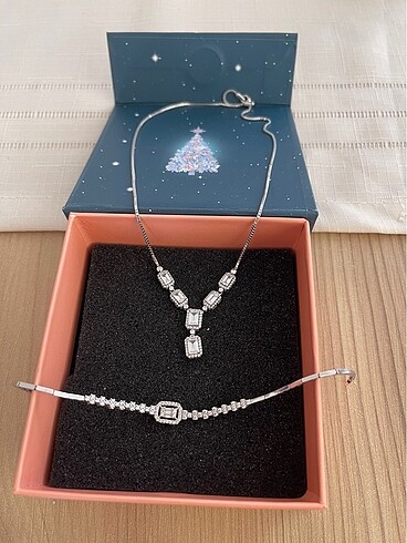 Zen Diamond Atasay baget kolye seti