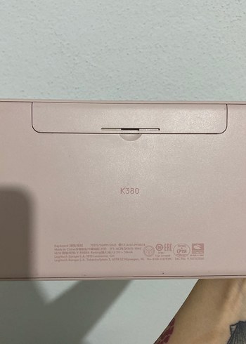 Bej Pastel Logitech Kablosuz Klavye - Görsel 2