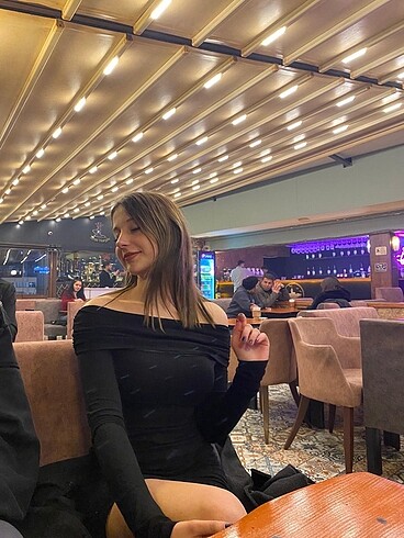 Trendyol & Milla Mini dar omzu açık elbise