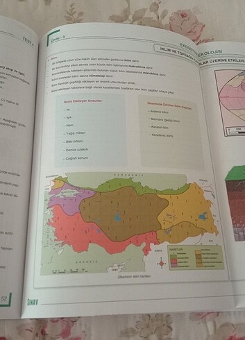 Biyoloji sınav yayınları 10. Sınıf test+konu kitabı - Görsel 3