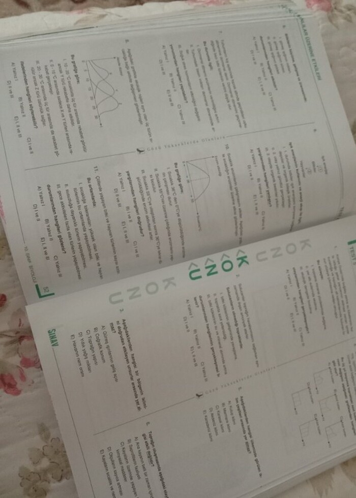 Biyoloji  sınav yayınları 10. Sınıf test+konu kitabı - Görsel 2