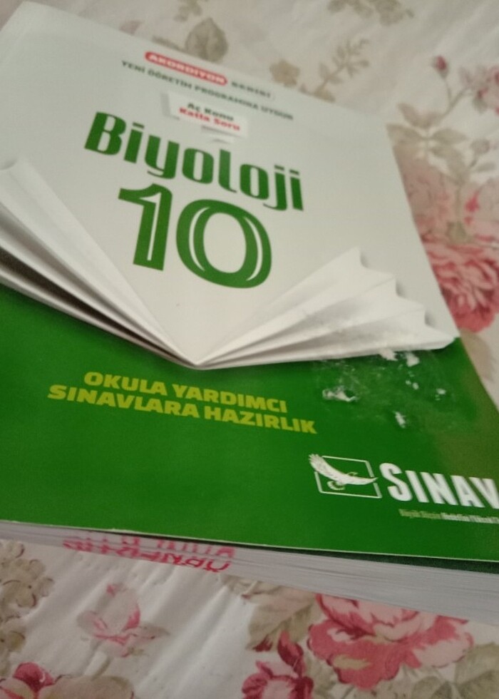 Biyoloji  sınav yayınları 10. Sınıf test+konu kitabı - Görsel 5