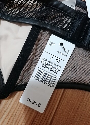 m Beden siyah Renk Intimissimi 2'li Takım