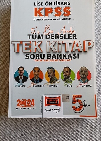2024 KPSS TÜM DERSLER SORU BANKASI 
