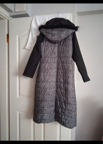 40 beden uzun kadın mont - Görsel 4