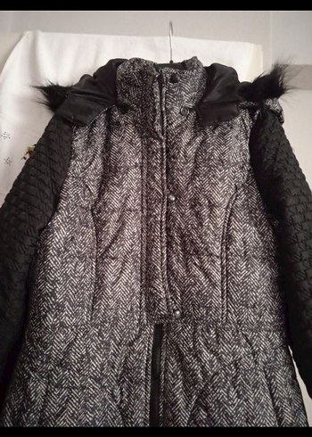 40 beden uzun kadın mont - Görsel 6