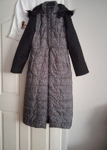 40 beden uzun kadın mont - Görsel 2