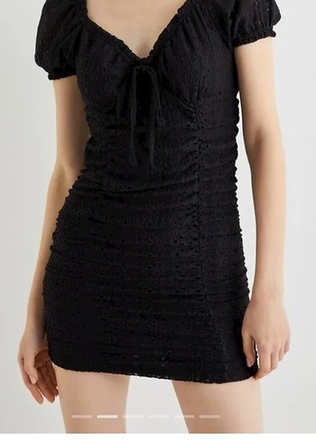 Koton xs beden siyah mini elbise - Görsel 2