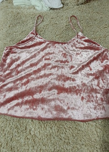 Mango m beden Süet Mini Bluz - Görsel 6