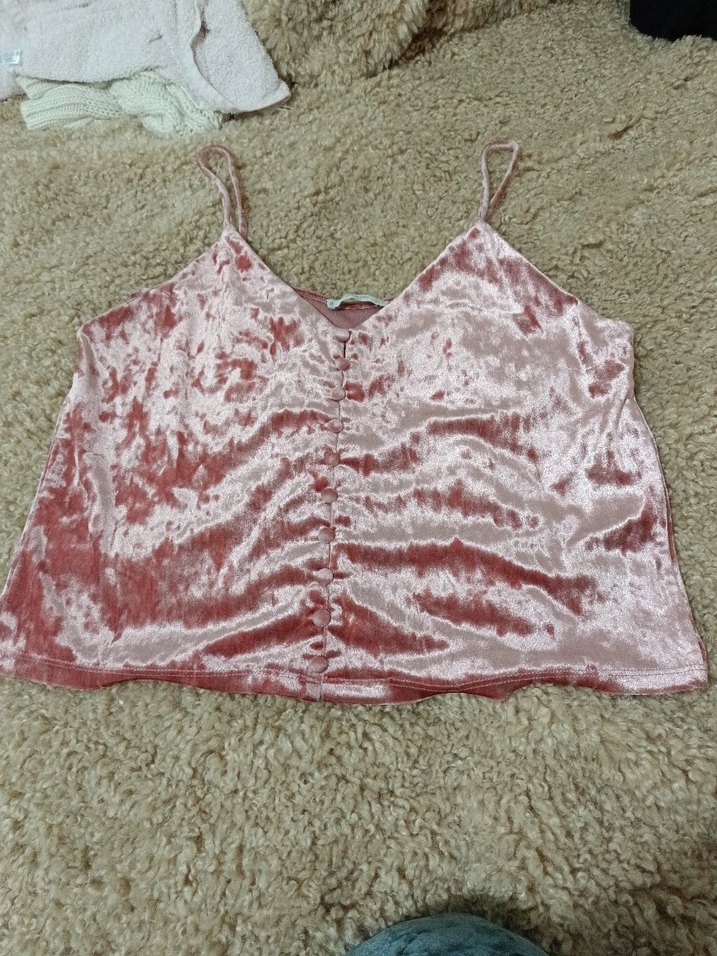 Mango m beden Süet Mini Bluz - Görsel 2