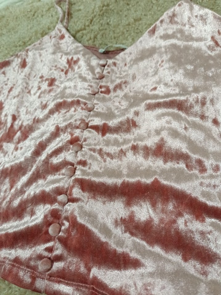 Mango m beden Süet Mini Bluz - Görsel 3