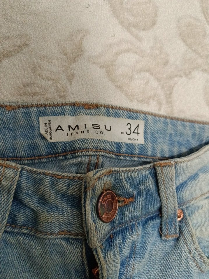 34 beden yüksek bel jean - Görsel 5