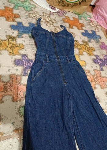 Xs beden,yumuşak kot kadın tulum. - Görsel 2